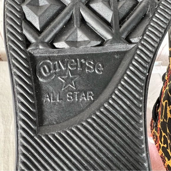 Converse All Star Animal Leopard Print Sneakers LIKE NEW EUC Size 5.5 / Wm’s 7.5 - Picture 12 of 13